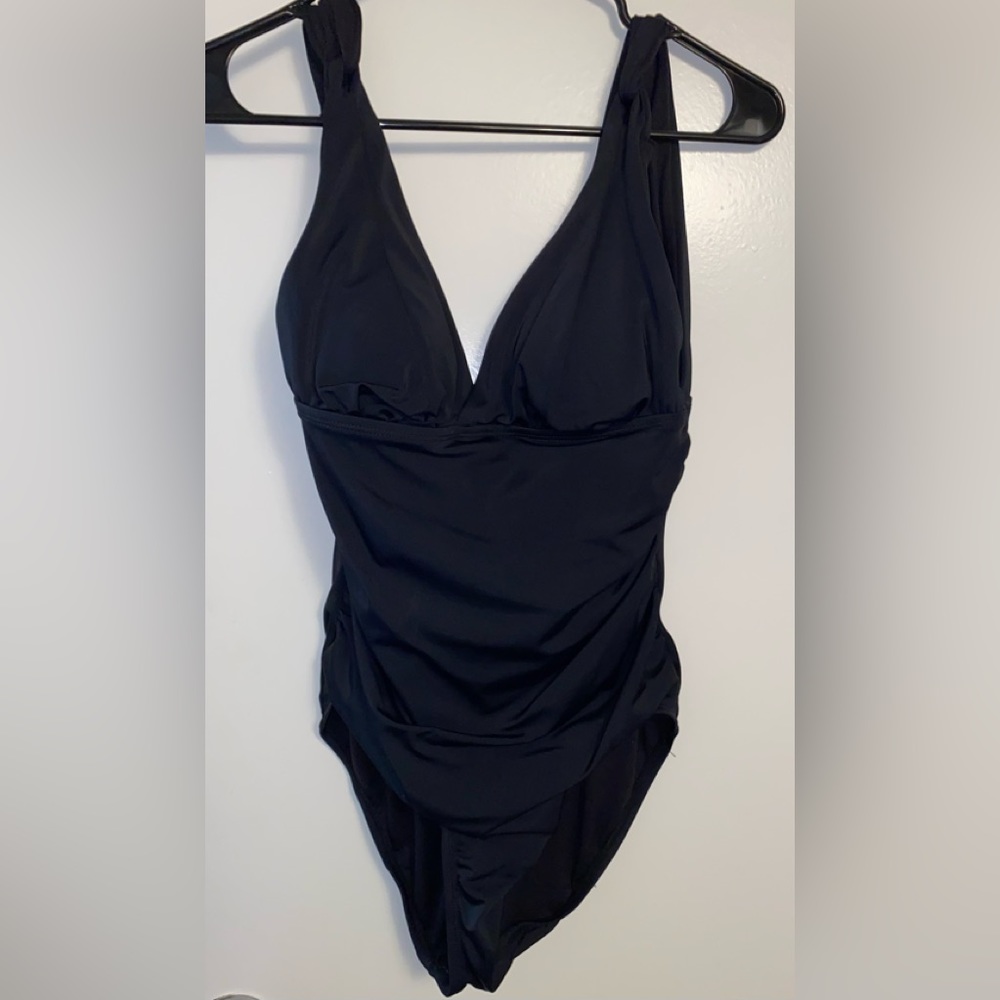 Black women’s bathing suit
